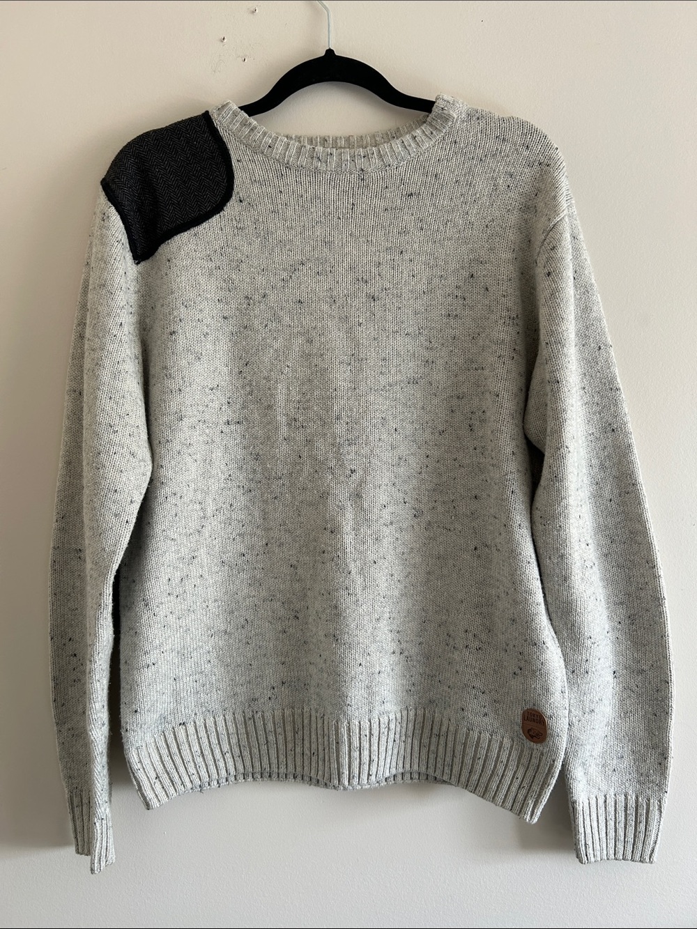 Tokyo Laundry Kennington Speckled Cable-Knit Jumper Sweater, Size L